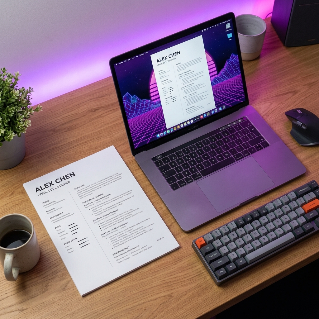 High-quality Resume Mockup
